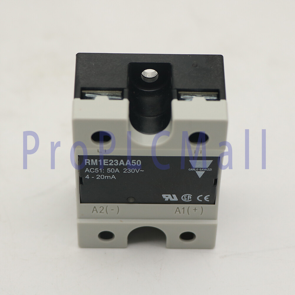 1PCS NEW CARLO GAVAZZI RM1E23AA50 Solid State Relay 50A 230V 4-20mA