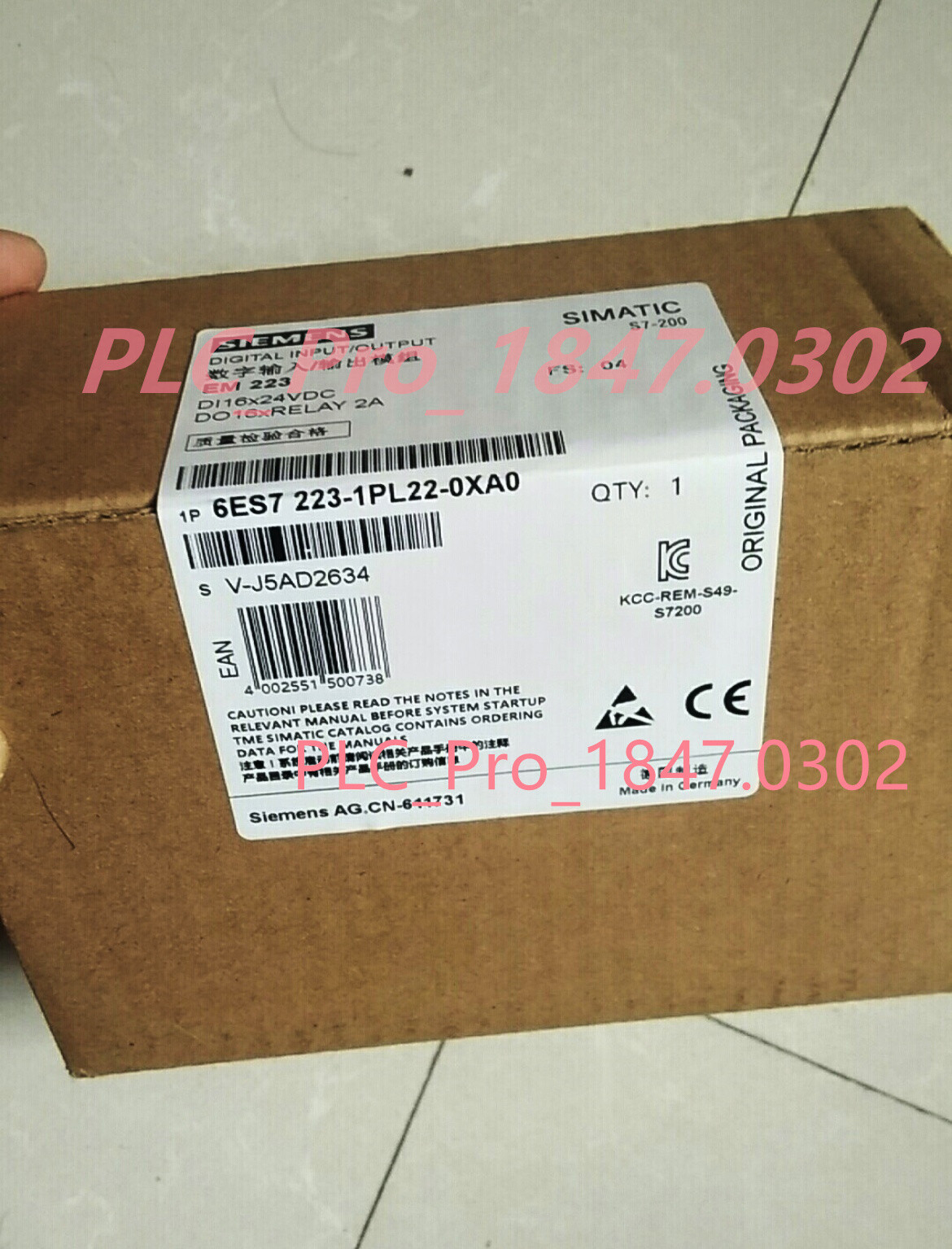 6ES7223-1PL22-0XA0 1PCS Brand New Siemens 6ES7 223-1PL22-0XA0 Fast shipment