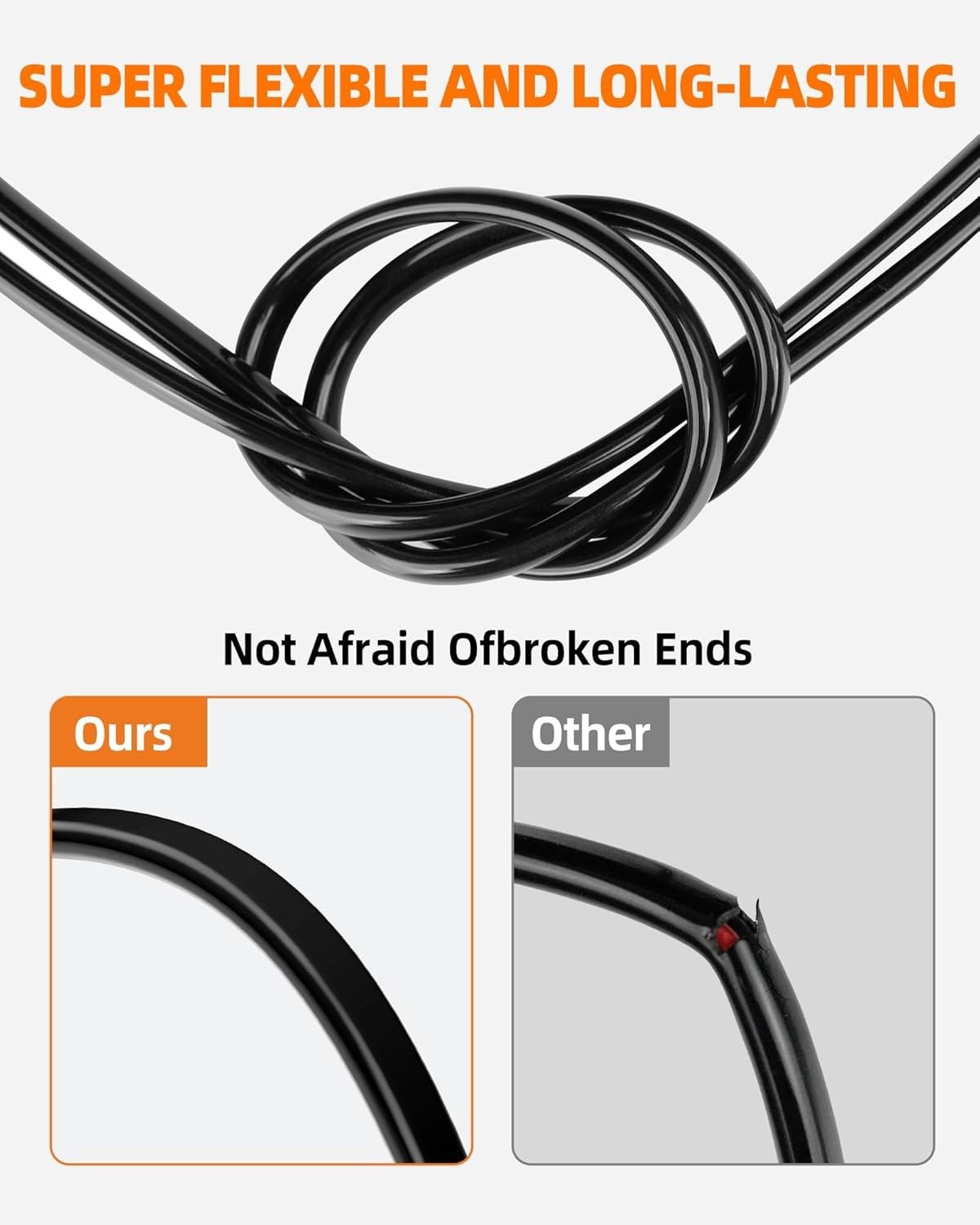 10 Gauge Wire, 10 AWG 2 Conductor Electrical Wire, Flexible/Oxygen-Free Tinne…
