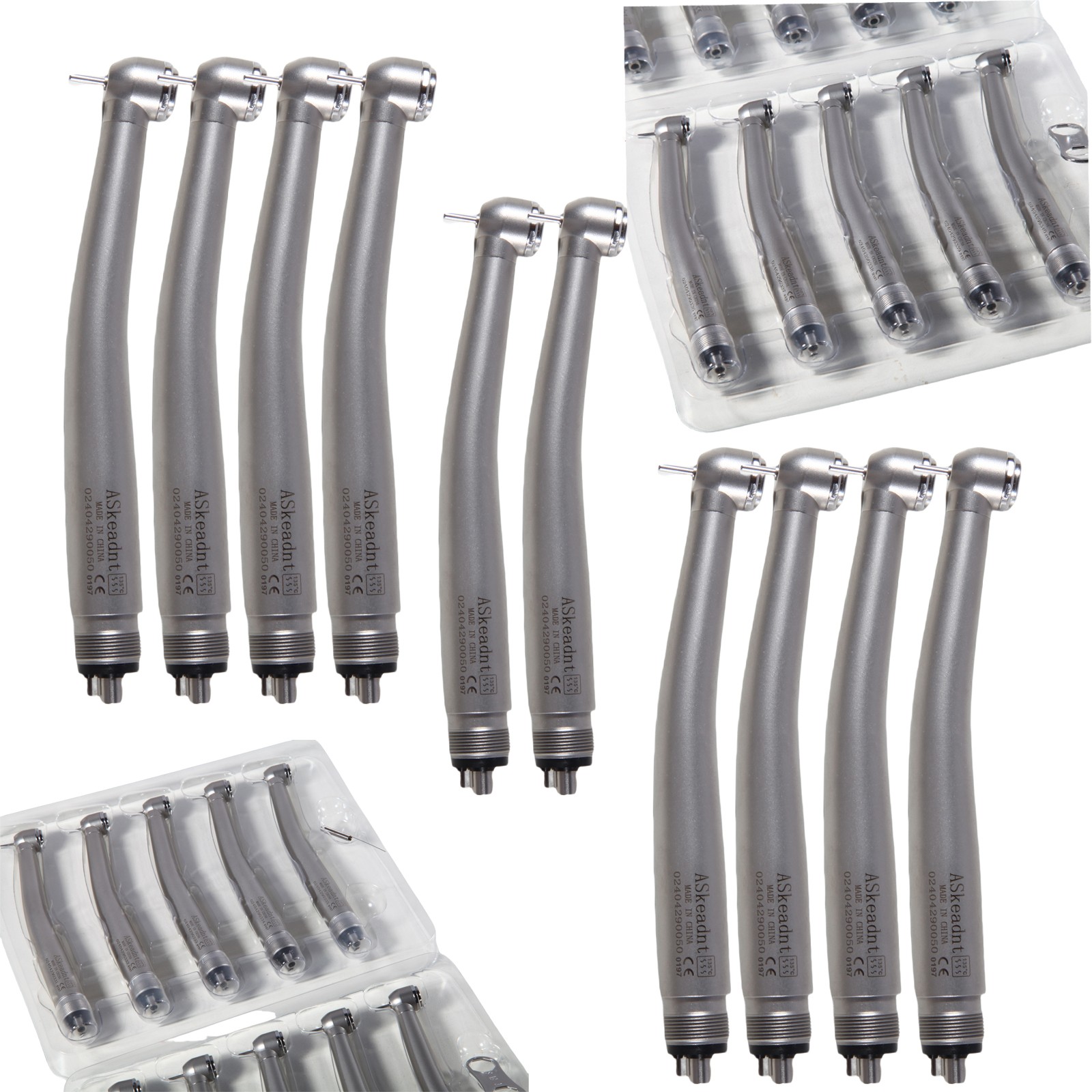 10Pack High Dental Speed Handpiece Push Button 4 Hole ADA4 NEW