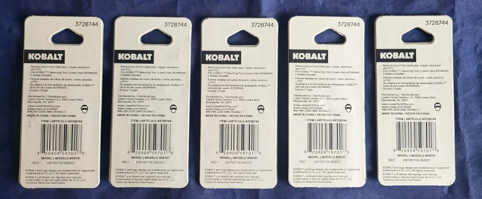 Kobalt Deburring Tool 2 Pack 4 Pack