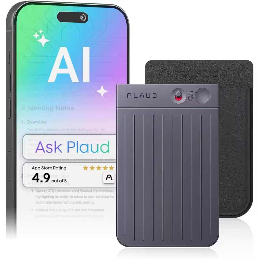 Note AI Voice Recorder, Black