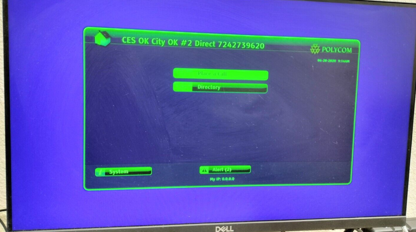 Polycom HDX 7000 HD NTSC Video Conferencing Unit (2201-26773-001)*READ DESC*