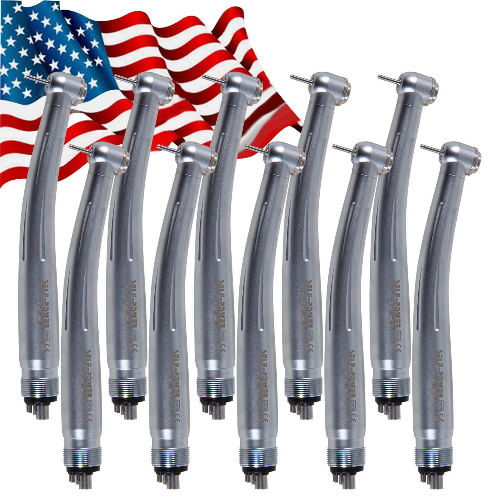 10* Dental NSK Pana Max Style High Speed Handpiece Turbine 4Hole Fit SANDENT NSK