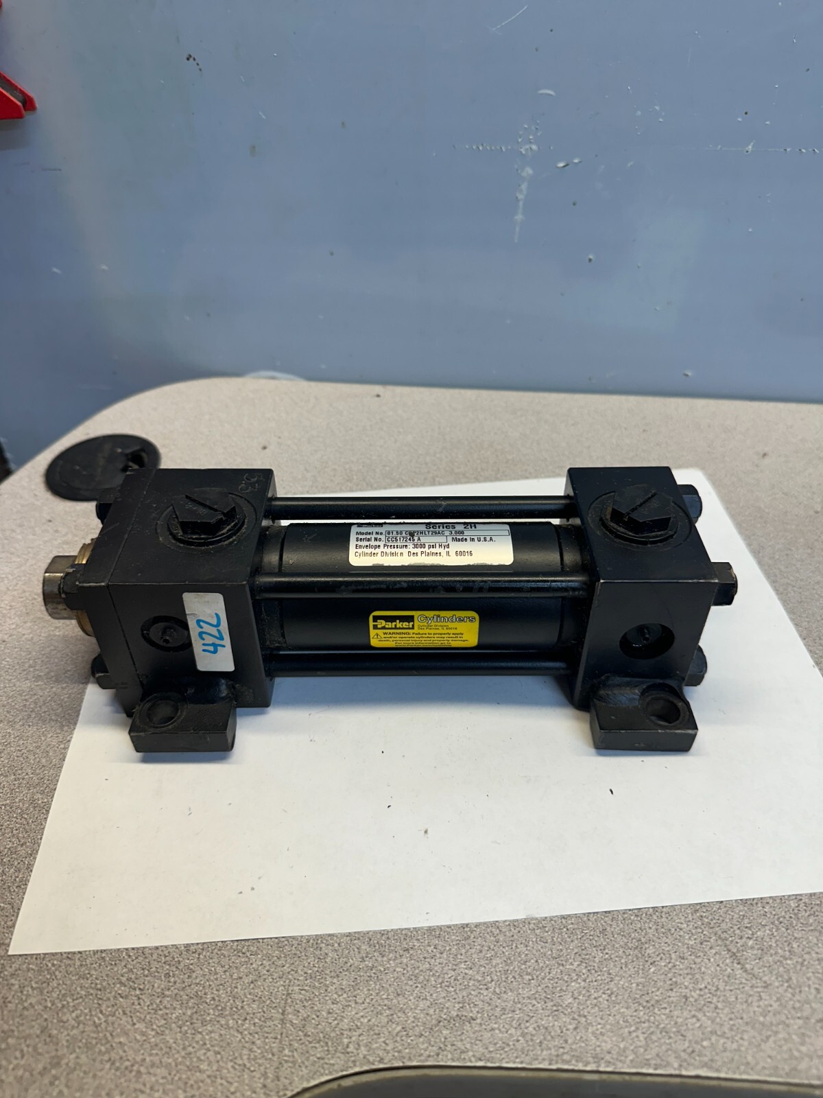 PARKER 01.50 CC-P2HLT29AC 3.000 HYDRAULIC CYLINDER SERIES 2H, NEW FREE SHIPPING