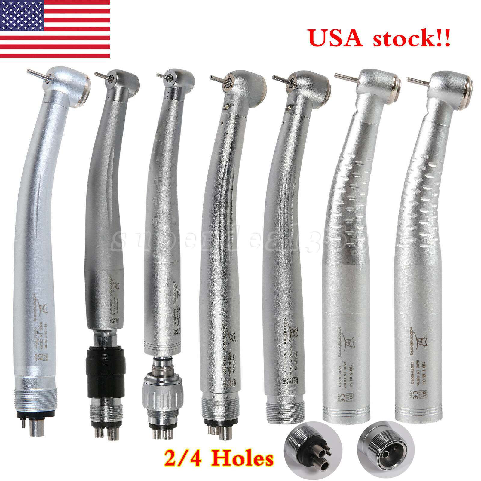 NSK/KaV Style Dental High Speed /LED Fiber Optic /E-generator Handpiece 2/4/6 H