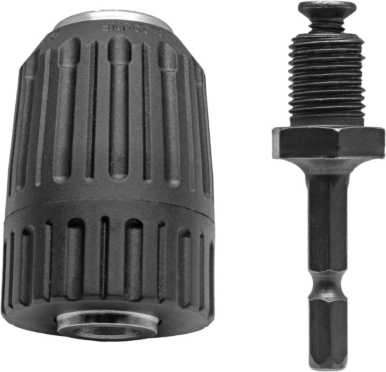 1/2″ Keyless Drill Chuck Adapter 2.0-13Mm, 1/4-Inch Hex Shank Drill Chuck Adapte
