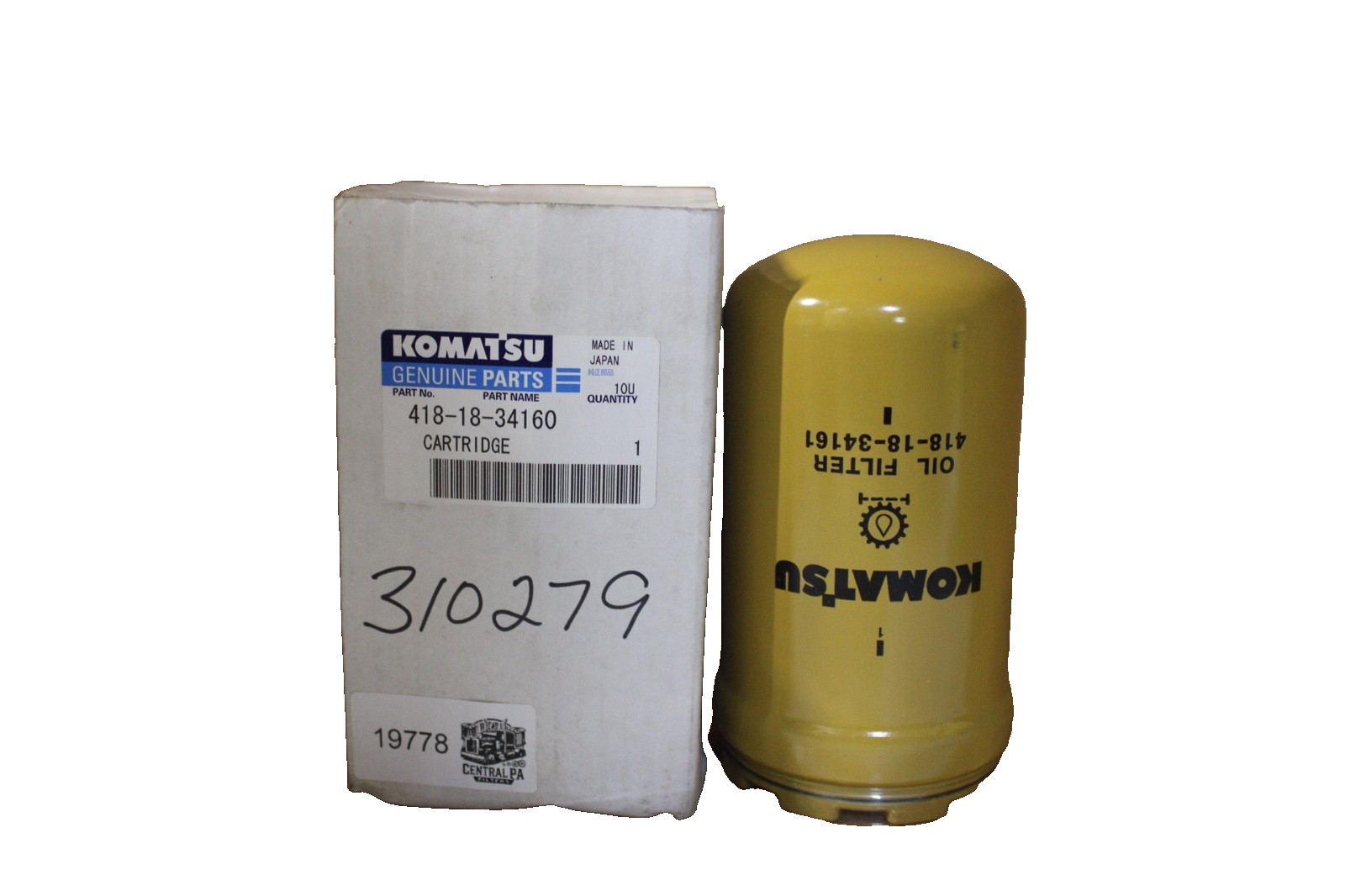 Komatus OEM Oil Filter 418-18-34161 **NOS**