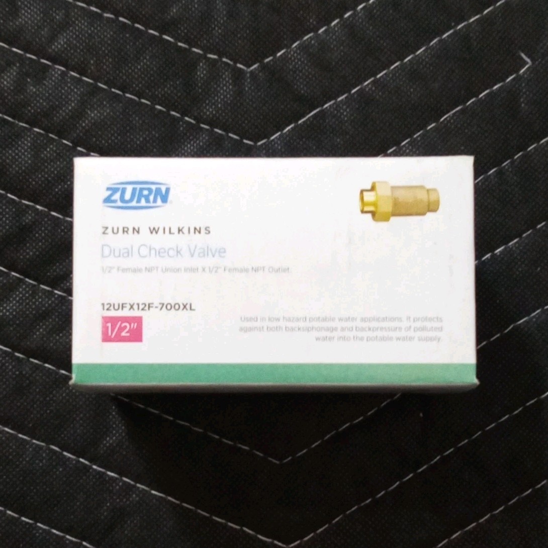 Zurn Wilkins 700XL Dual Check Backflow Preventer Valve 1/2″ 12UFX12F-700XL
