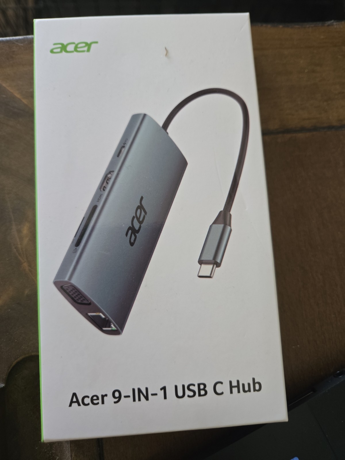 Acer 9-In-1 USB C Hub 4K HDMI, Ethernet Adapter, 5Gbps USBA 3.0, SD Card …