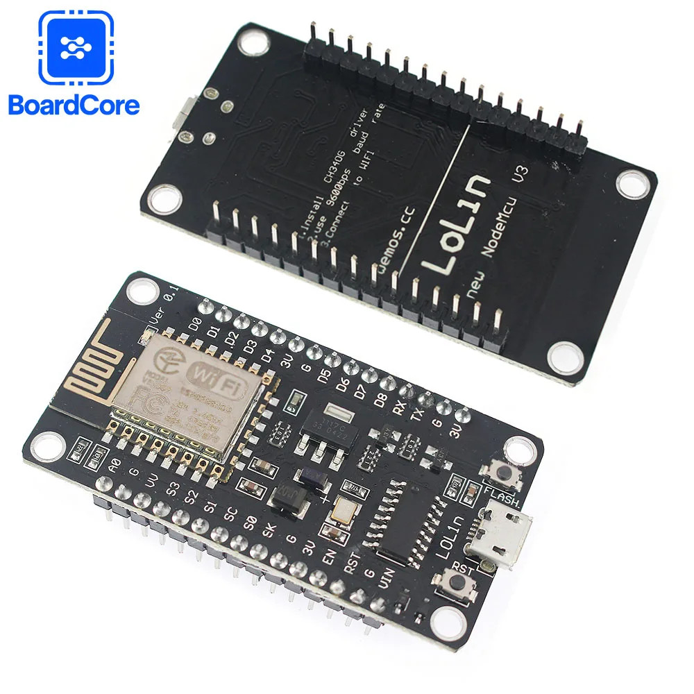 NodeMCU Lua V3 ESP8266 WiFi Module CH340 Micro USB IoT Development Board DIY