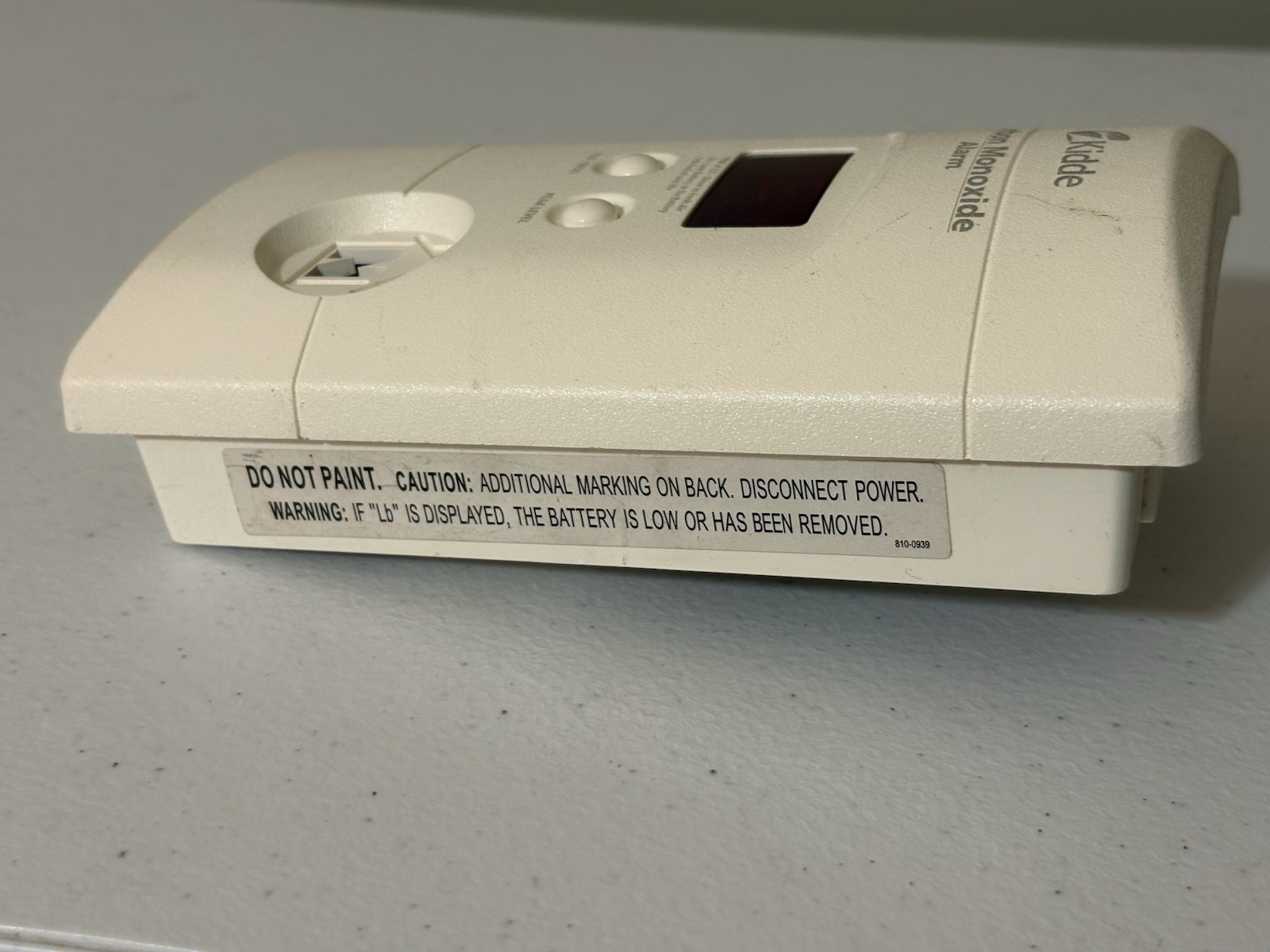 Kidde 21006973 AC Powered Plug-In Carbon Monoxide Alarm *Works*