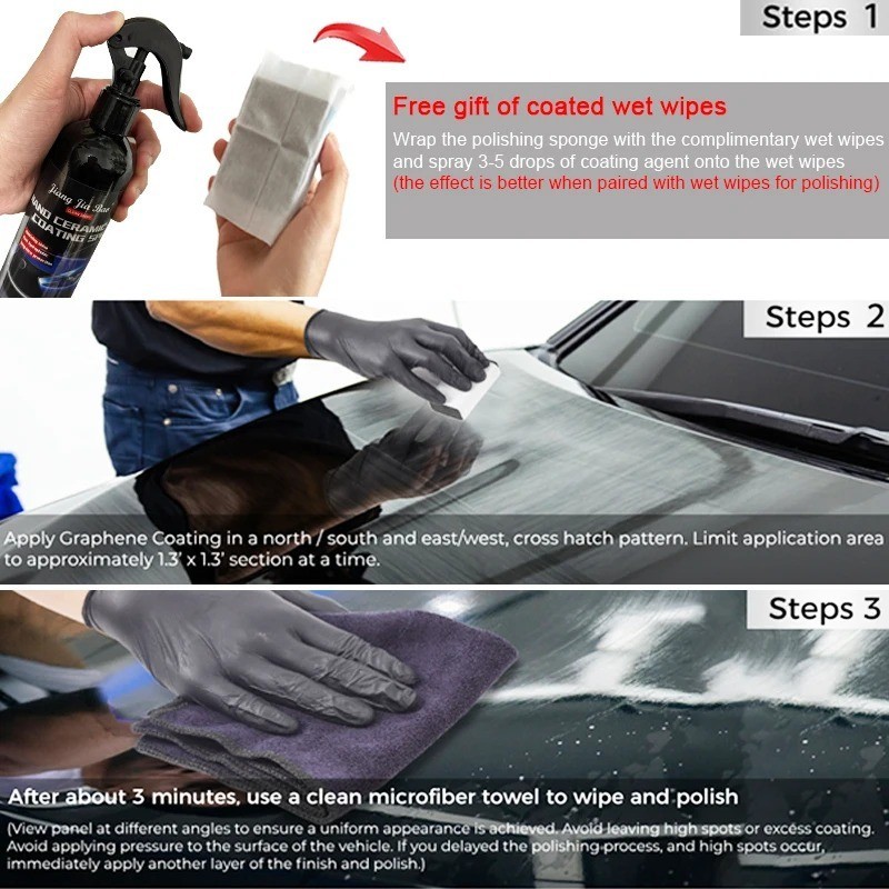 NEW Car Ceramic Nano Coating Hydrophobic Polish Paint Sealant Gloss Protector