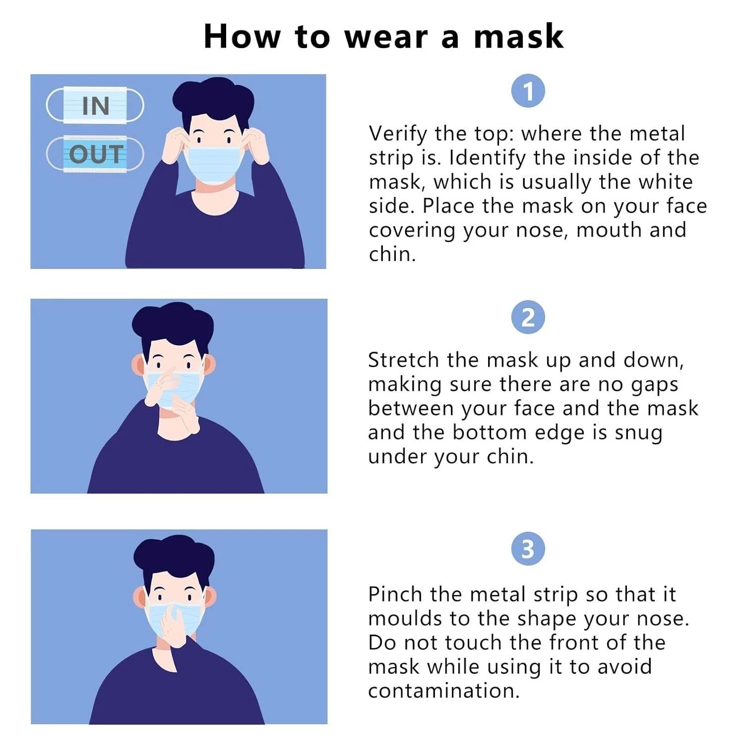 200 PCS Disposable Face Masks – 3-Ply Breathable Protection for Adults & Teens