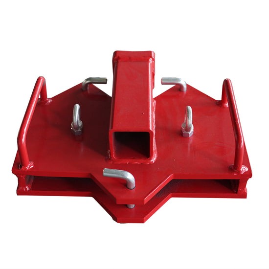 2″ Dual Forklift Hitch Receiver Aadpter 14.04*10.92*5.38 in C”2.11 in