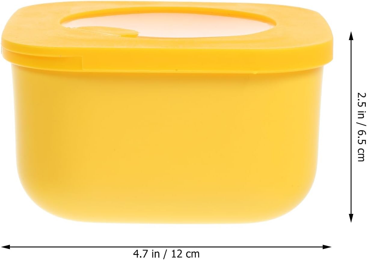 Cheese Slice Storage Container 4.72X2.67In Butter Holder with Lid for