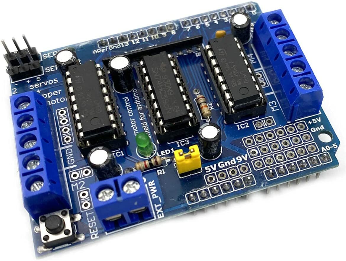 L293D Motor Drive Shield Expansion Board For Arduino Uno, MEGA2560 & Duemilanove