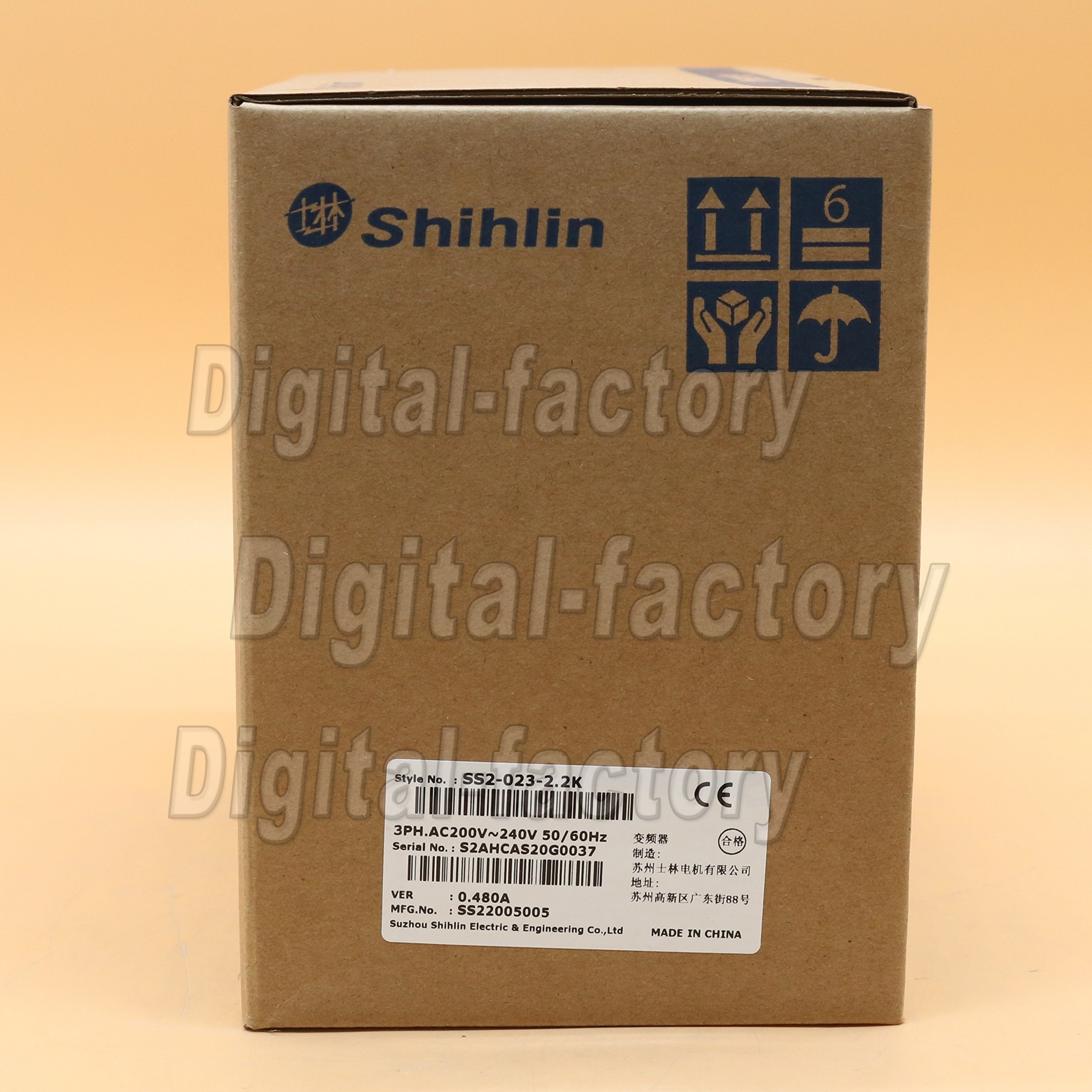 1PC New For Shihlin SS2-023-2.2K inverter In Box Free Shipping