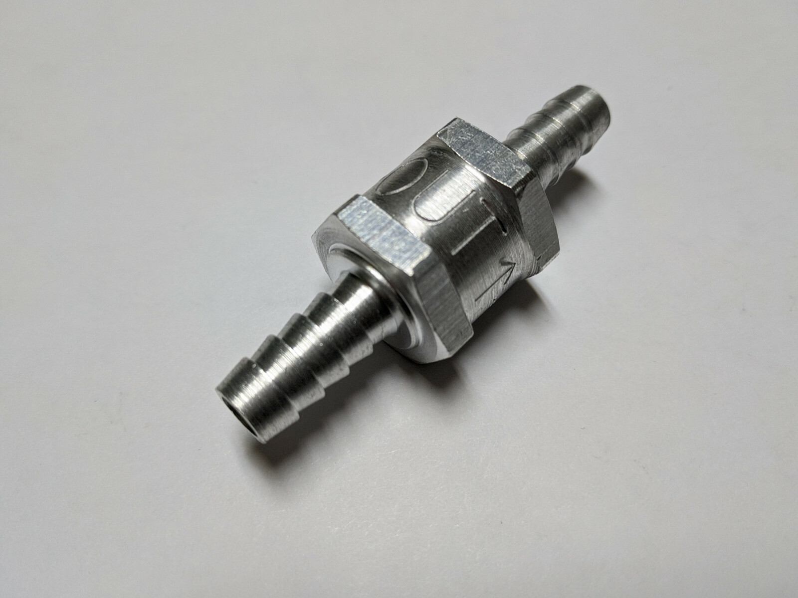 One way Check valve Non Return Inline for Gas or Diesel fuel 5/16″ 8mm