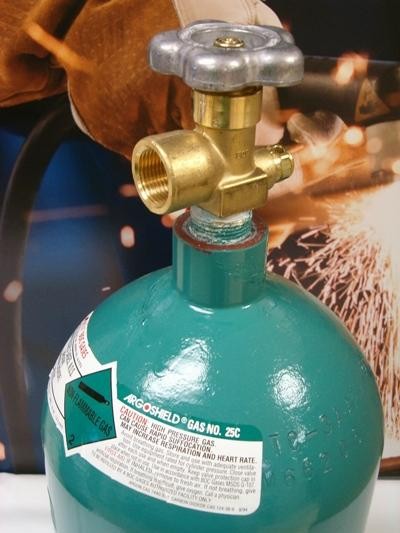 40 cu/ft 75% Argon 25% CO2 Welding Gas Cylinder Tank CGA 580 – FULL