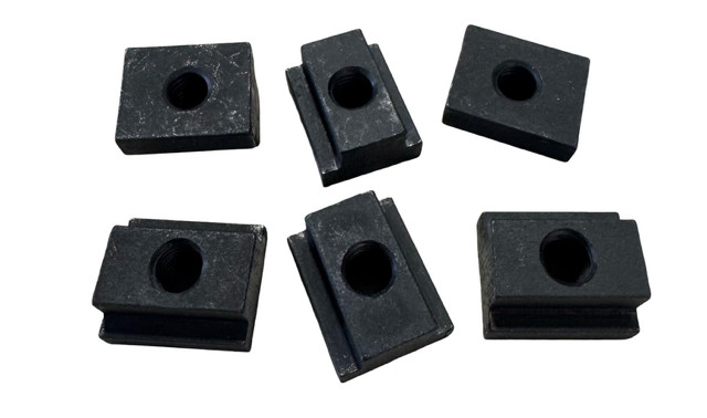 3/8-16 x 9/16 T-Slot Nuts, Blind Tapped 6 Pack