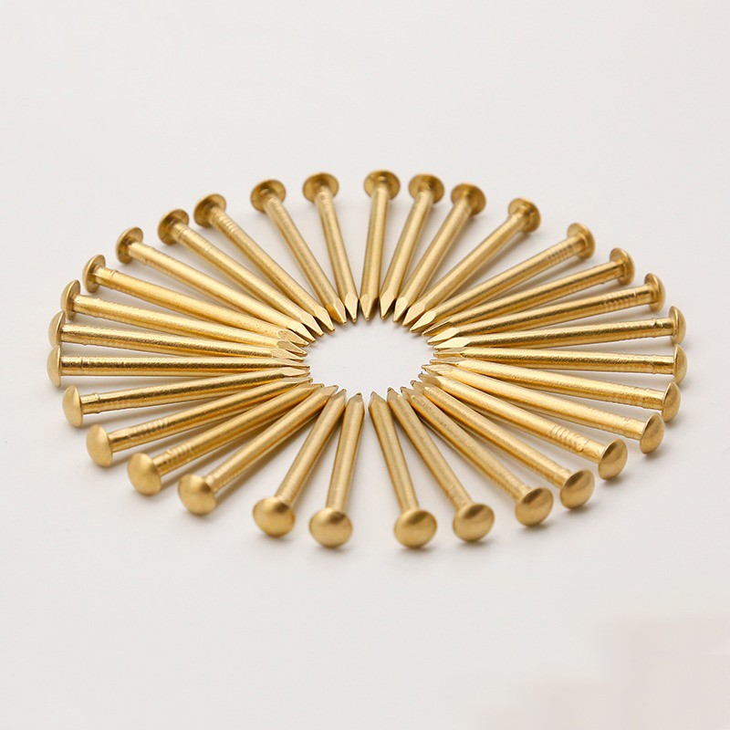 Brass Small Mini Round Head Nail Tack Diameter 1.2mm – 2.8mm Length 8mm – 55mm