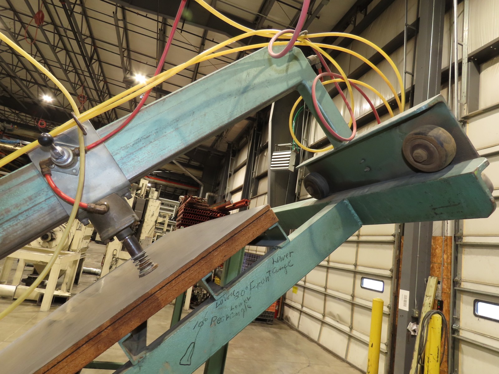 RM Evans Ezy Frame 4’x 12′ Face Frame Assembly Pneumatic Clamp Table 45°