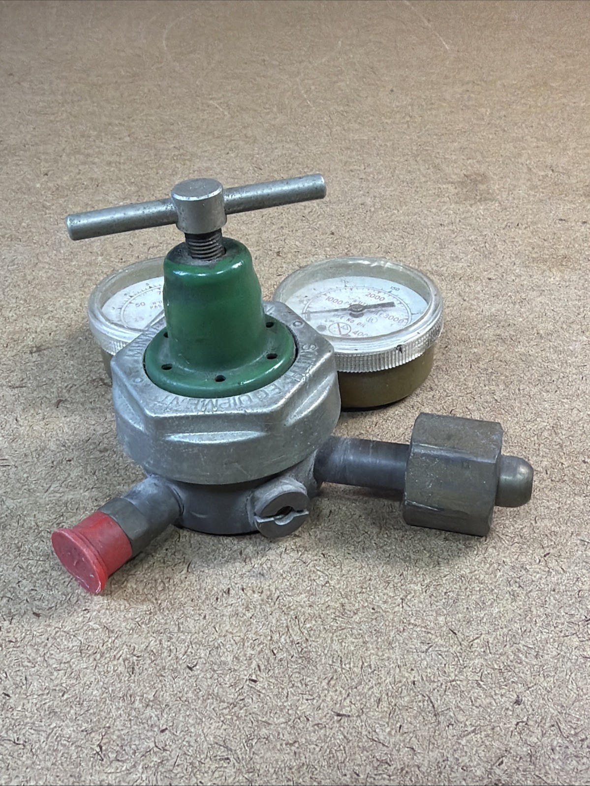 Smiths Oxygen & Acetylene Regulator H1710A-540 Used Welding Torch Gauge GUC!