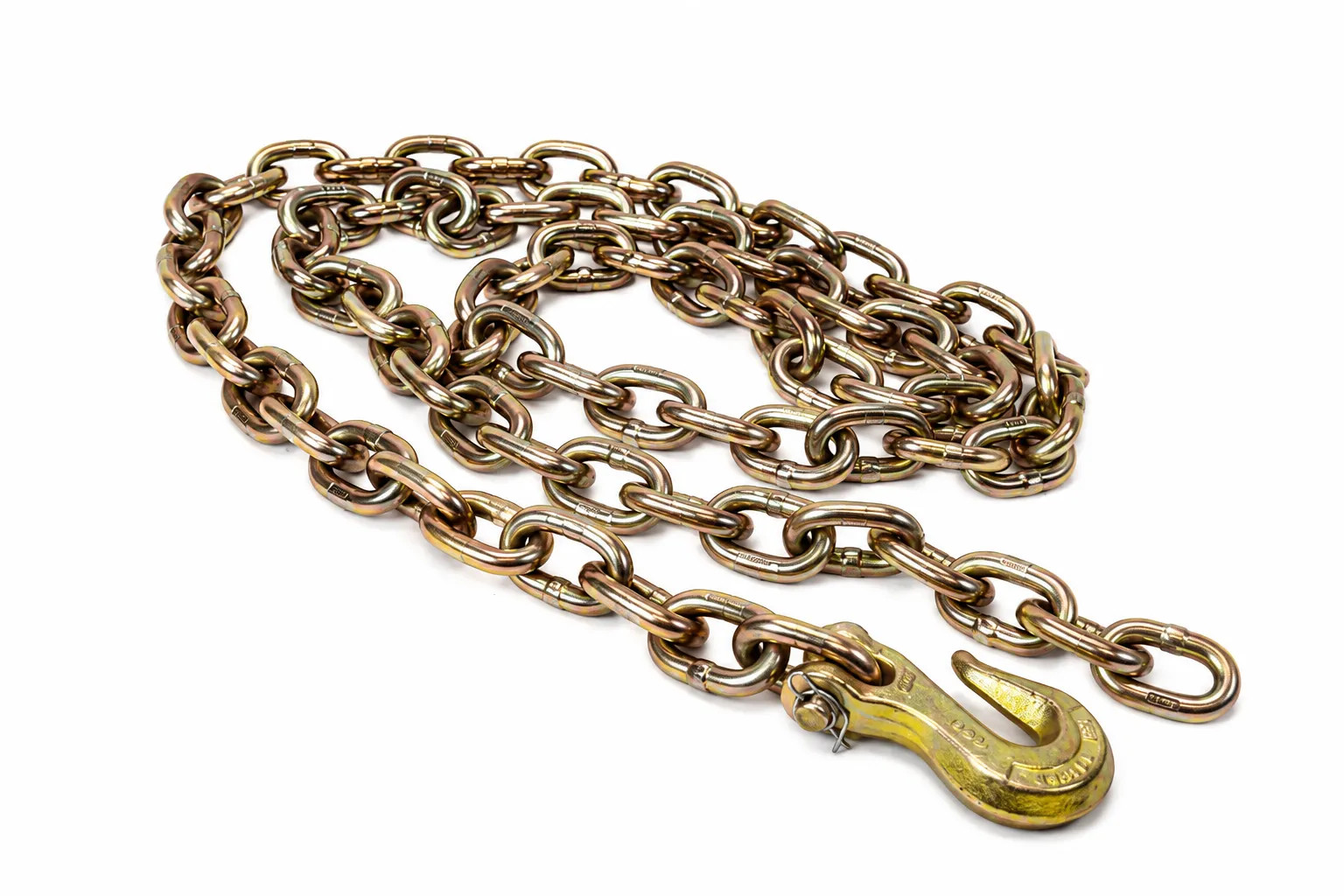 MO-CLAMP 6009 3/8 Inch x 9 Foot Chain with Grab Hook for Auto Body Rep