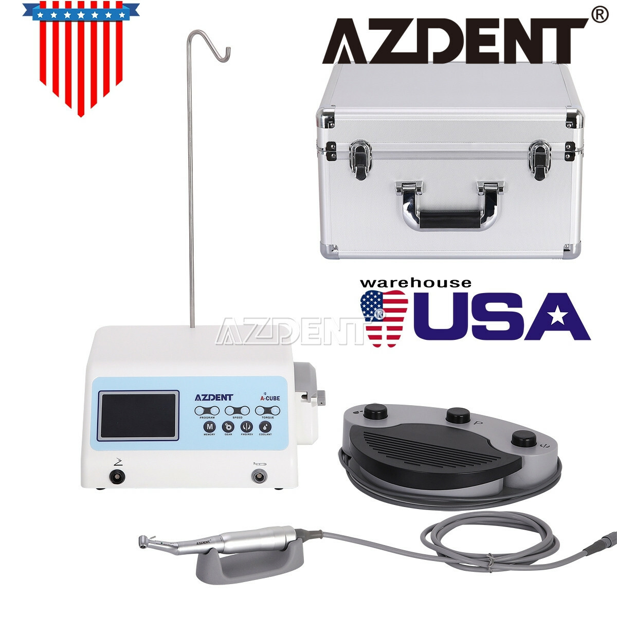 A-CUBE Dental Implant System Surgical Brushless Motor+20:1 Implant Handpiece