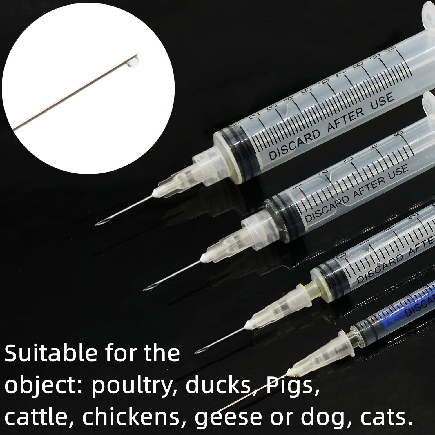 100 Pack 27Ga 1/2 Inch Sterile Disposable Injection Needle with