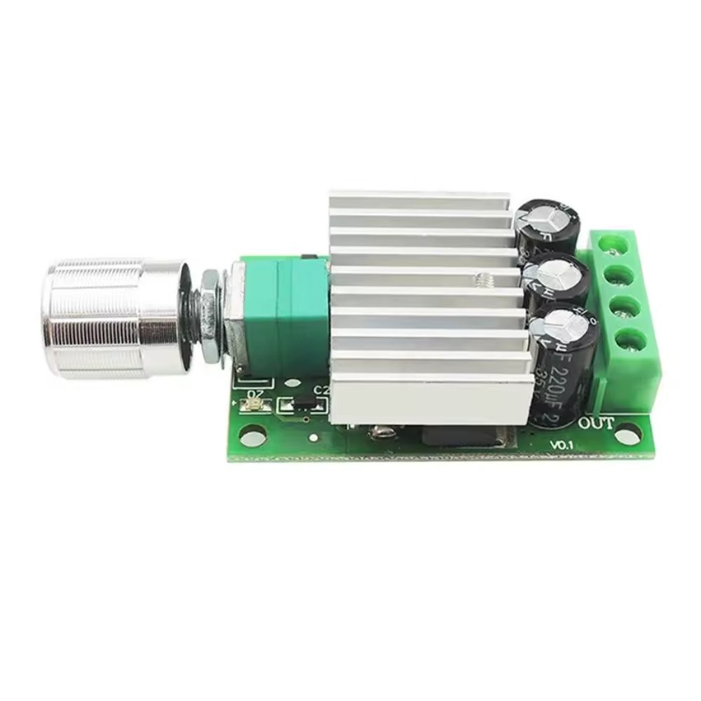 12-30VDC 7A PWM DC Motor Speed Controller w/ On/Off Switch & Potentiometer – NEW