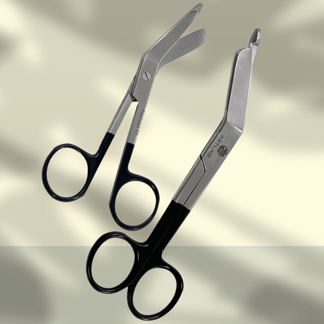 EMT LISTER BANDAGE SCISSORS 4.5″ + 5.5″ – SET OF 2 EACH -GERMAN STAINLESS-ARTLAB
