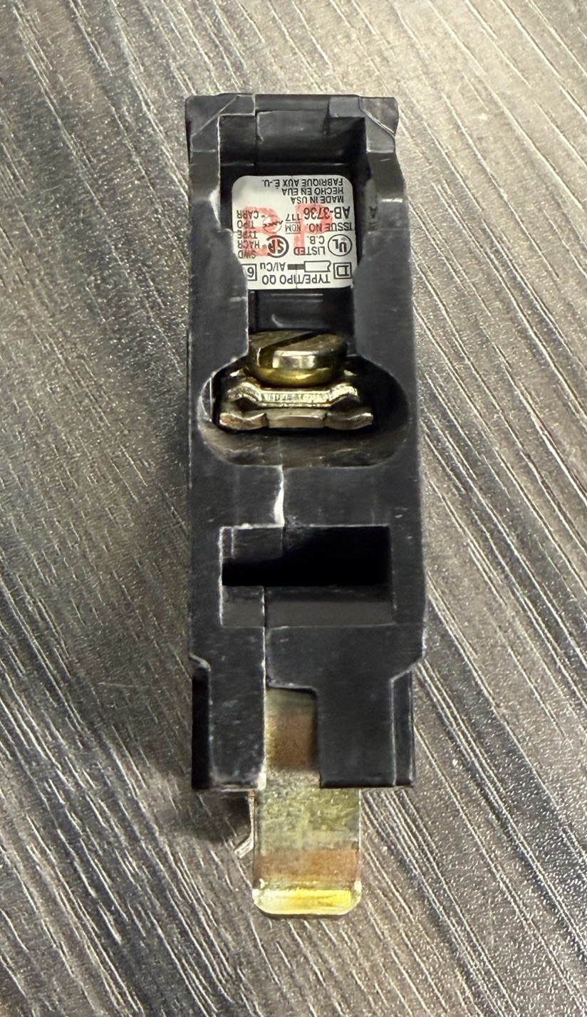 Square D QO120 Circuit Breaker 20A 1‑Pole QO Series Plug‑In Mount 120/240 VAC