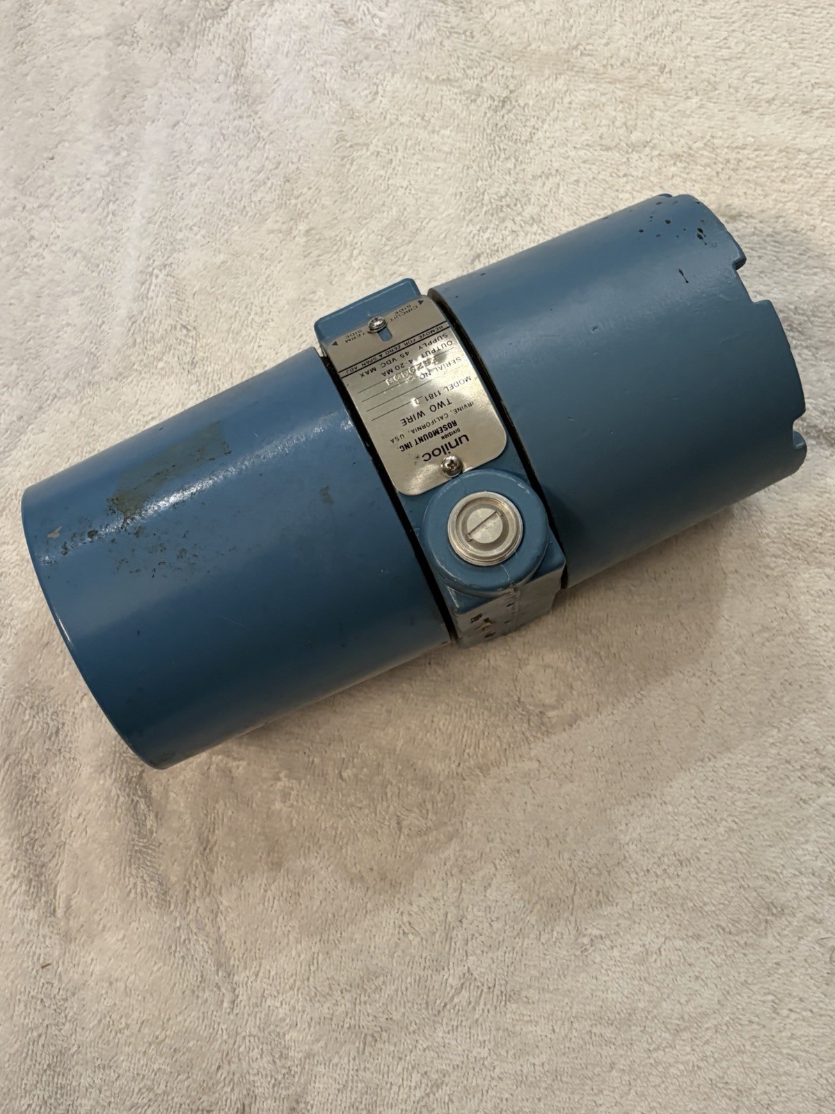 Rosemount Uniloc 1181C Conductivity Transmitter 4-20mA Explosion Proof 5-85C