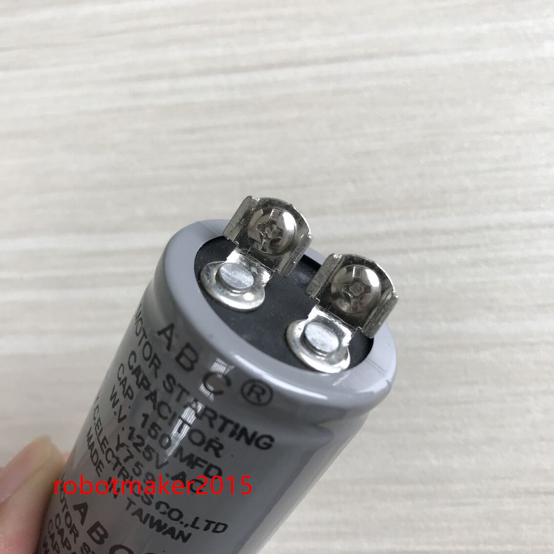 New 400mfd 400UF 125VAC ABC CD60 Motor Start Capacitor HVAC 125V