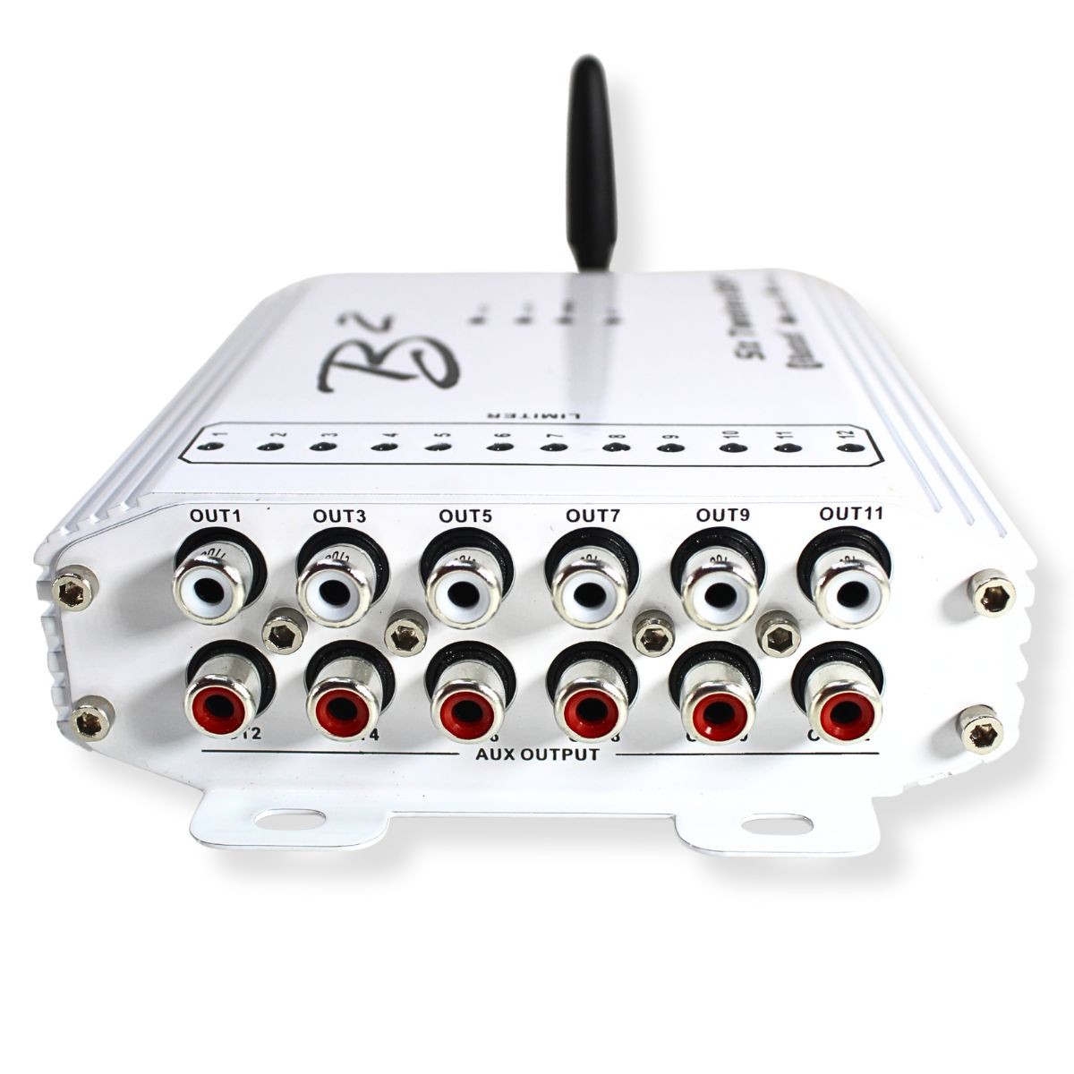 B2 Audio SixTwelve White 12Ch Bluetooth DSP 4V 96kHz w Floating Mount Bracket