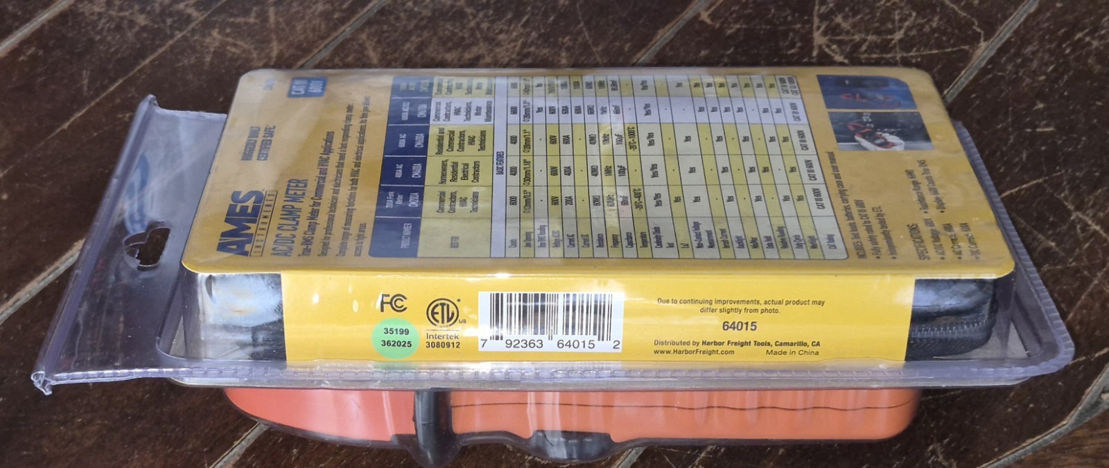 Ames Instruments AC/DC Clamp Meter (Cat III 600V) ~ Model #64015