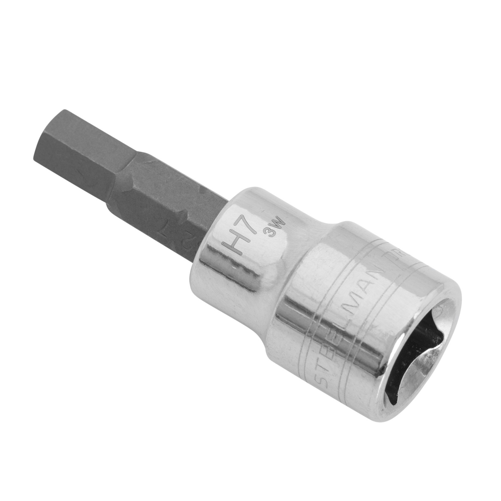 STEELMAN PRO 7-Piece 3/8-Inch Drive Metric Hex Bit Socket Set, 78381