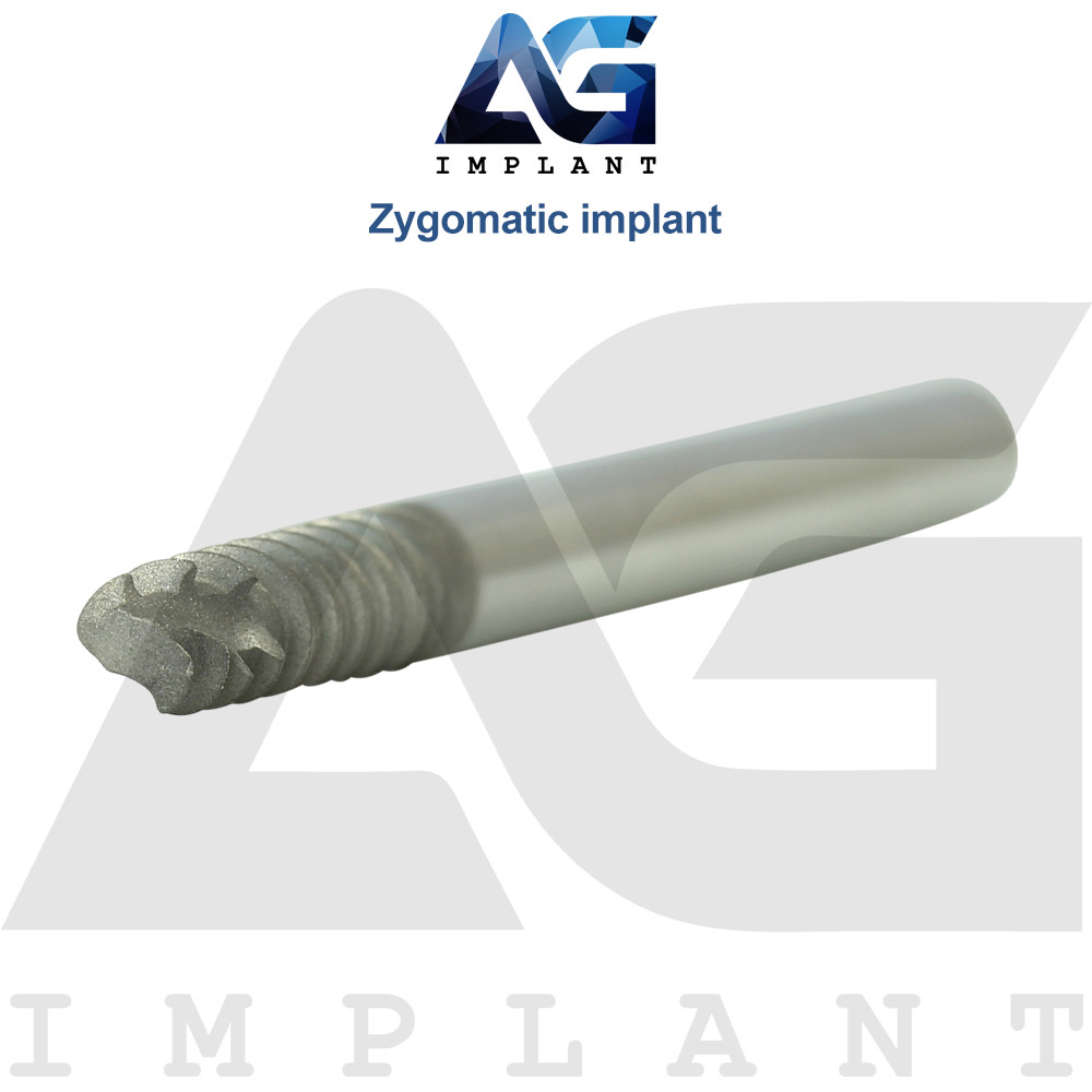 Zygomatic Fixture RBM Hexagon 2.42mm System Ø4.2mm Dental Titanium Sterilized