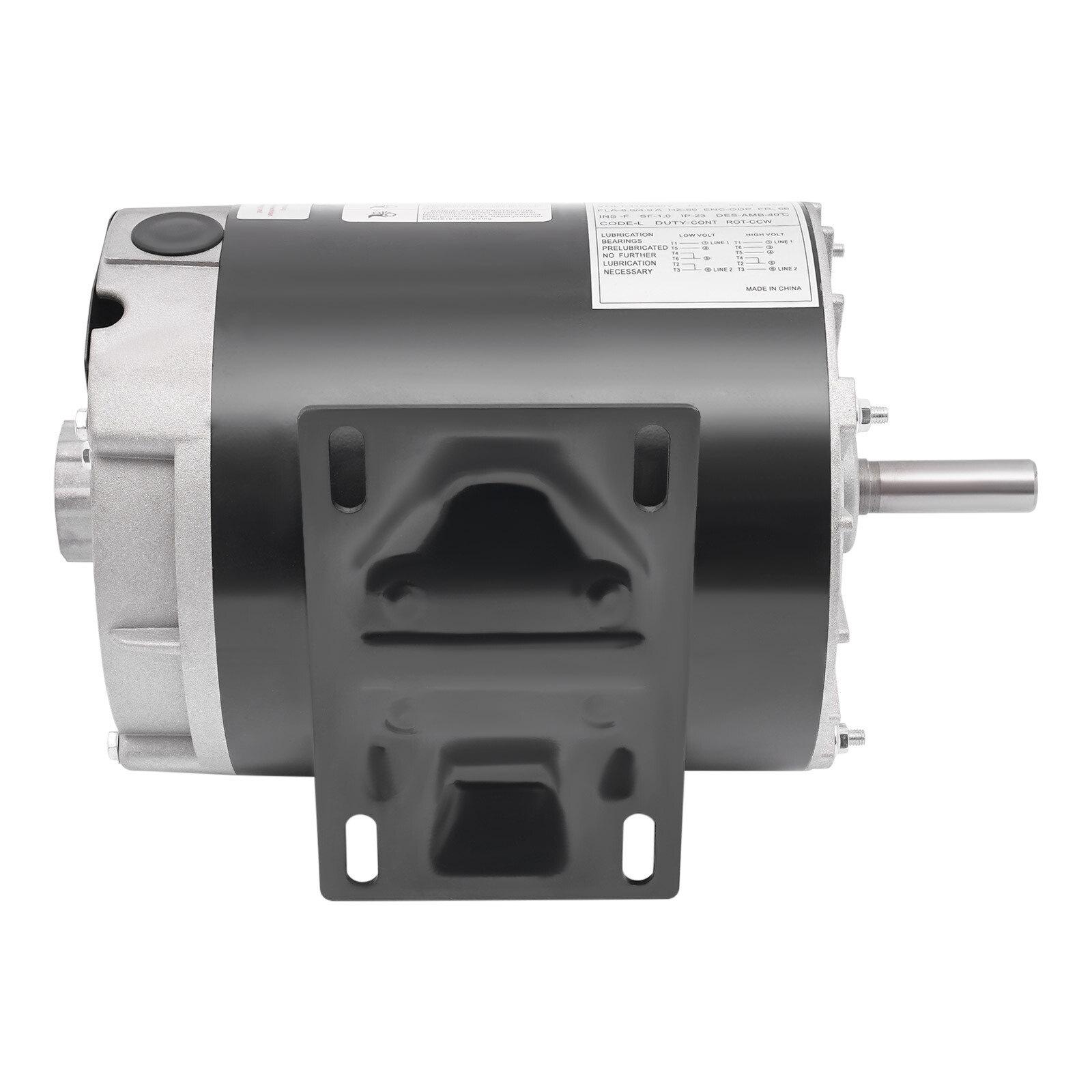 1/2HP Electric Motor 3450RPM General Purpose Single Phase Motor 115V/230V 104℉