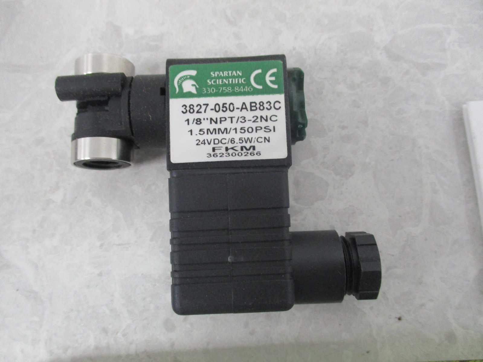 SPARTAN SCIENTIFIC 3827-050-AB83C 24VDC 1/8″ NPT, XA0389