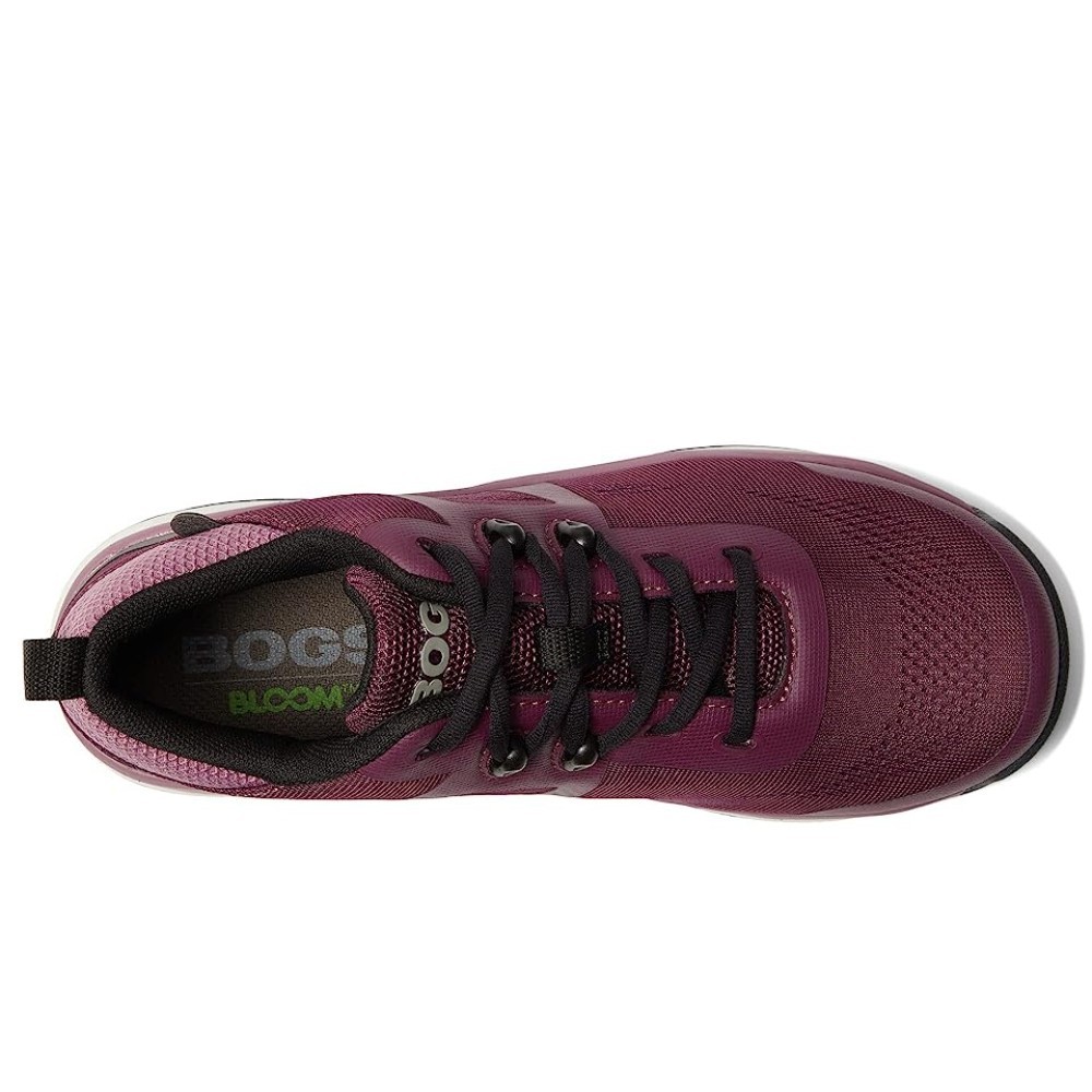 Bogs Sandstone Knit Low Sneaker Women’s Purple Composite Toe Work Shoes HTAT287