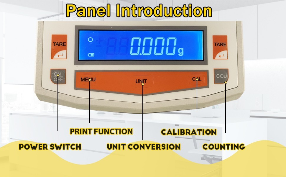 200g x 0.001g 1mg Lab Analytical Balance Digital High Precision Scale Scientific
