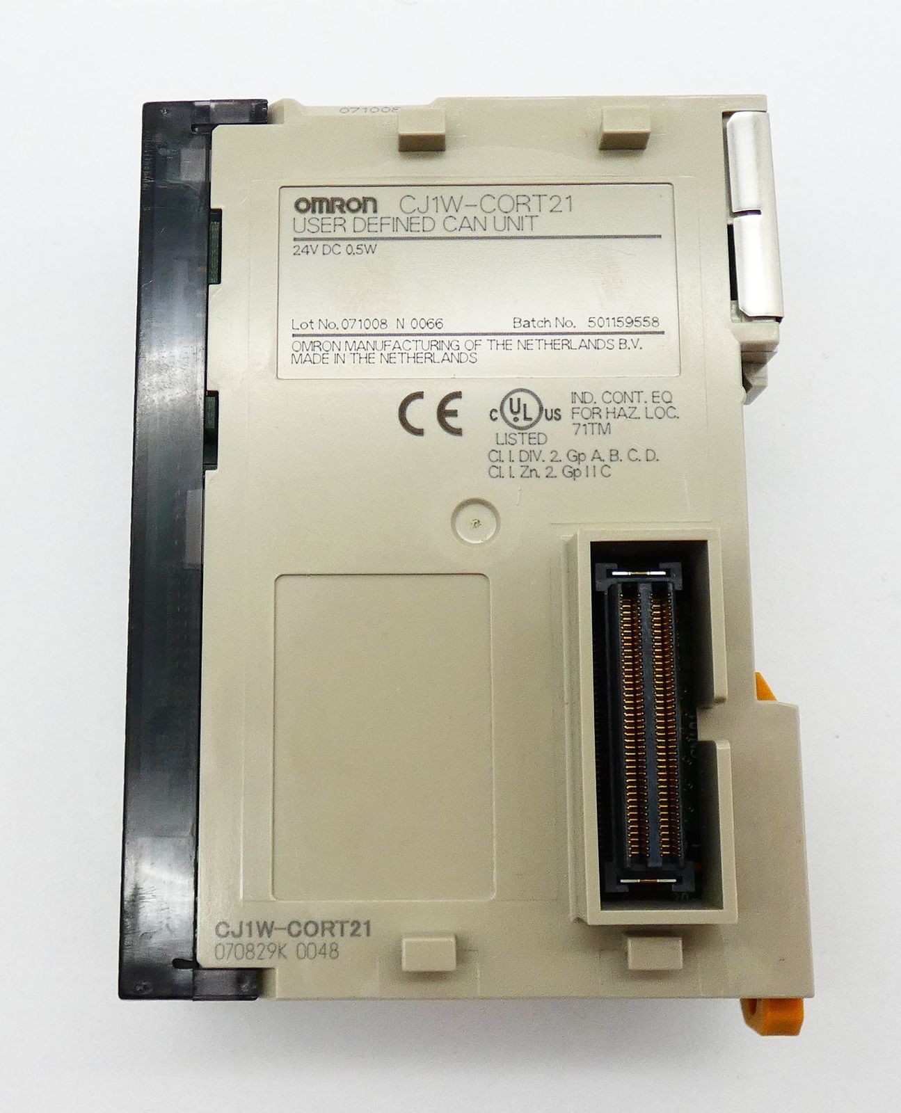 Omron CJ1W-CORT21 24V DC 0.5W Custom CAN Unit CAN Unit -used-