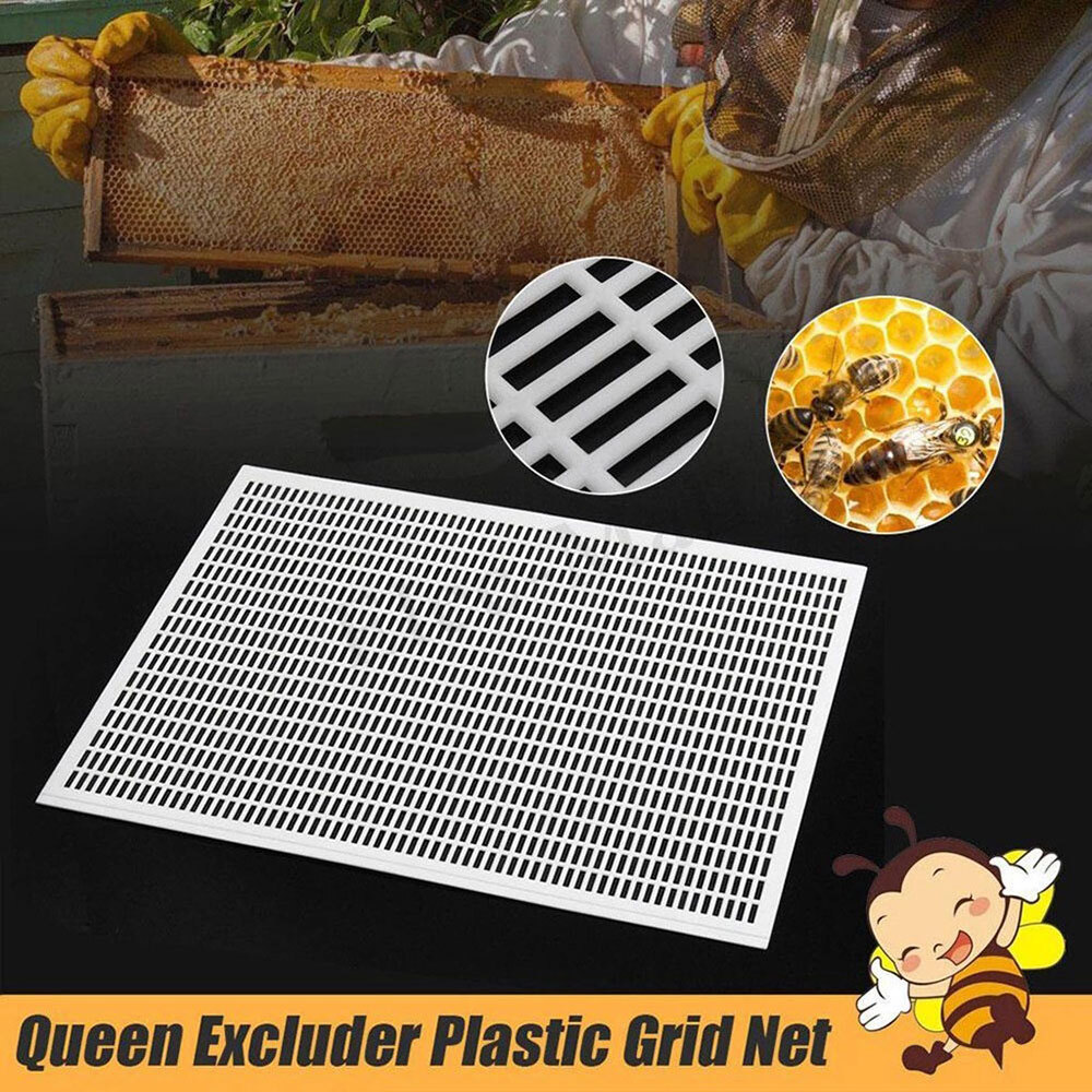 6 Pcs 10 Frame Beekeeping Bee Queen Excluder Trapping Grid Net Equipment Tools