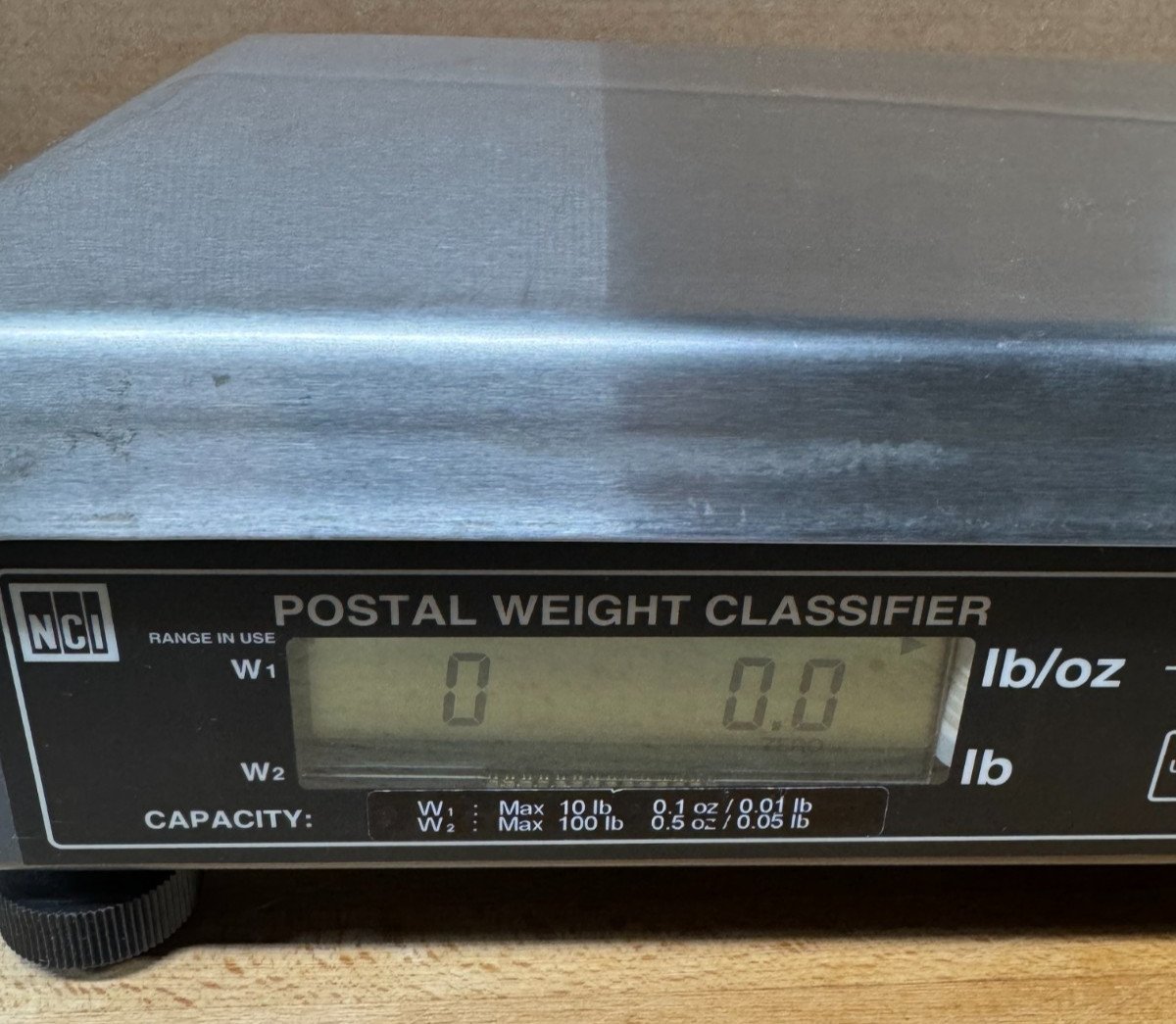 NCI 7620-50 -Weigh-Tronix Digital Scale With Power Supply – 100lbs. Tested!