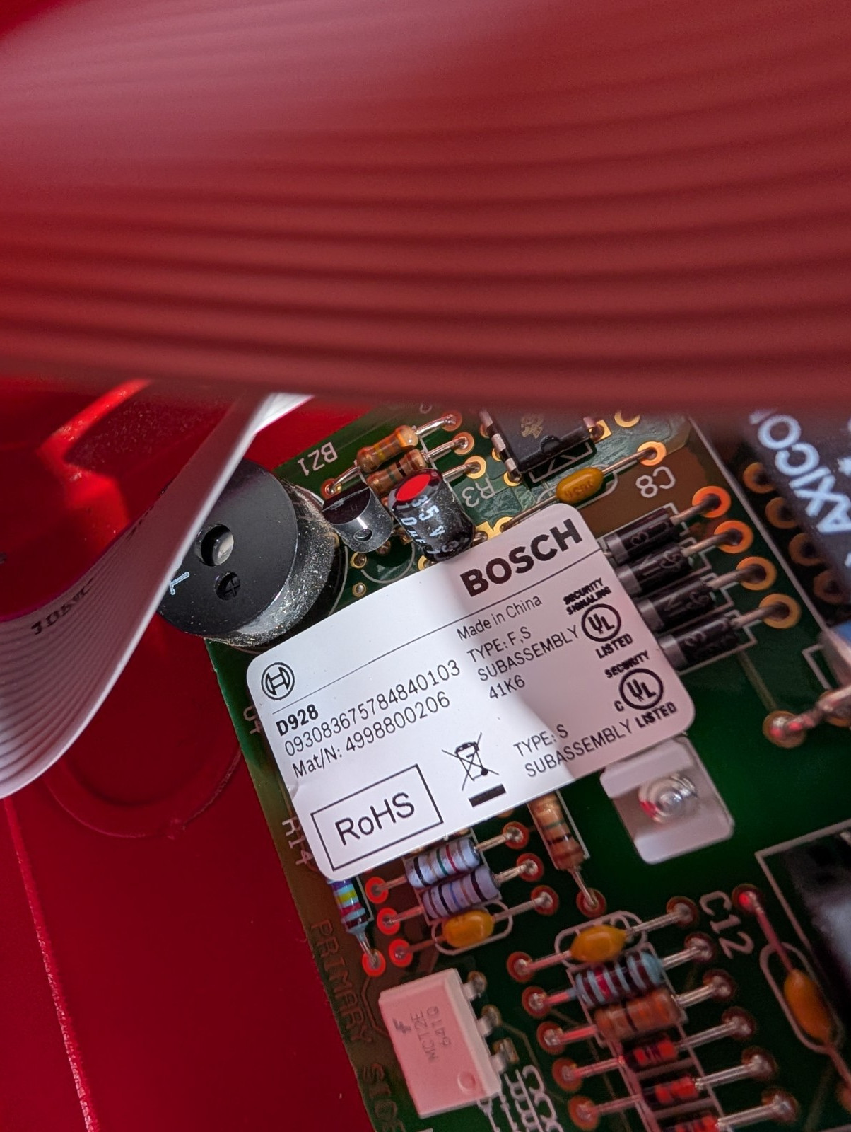Bosch D8109 with Bosch D7412GV4+D125B+D192G+D928+Transformer