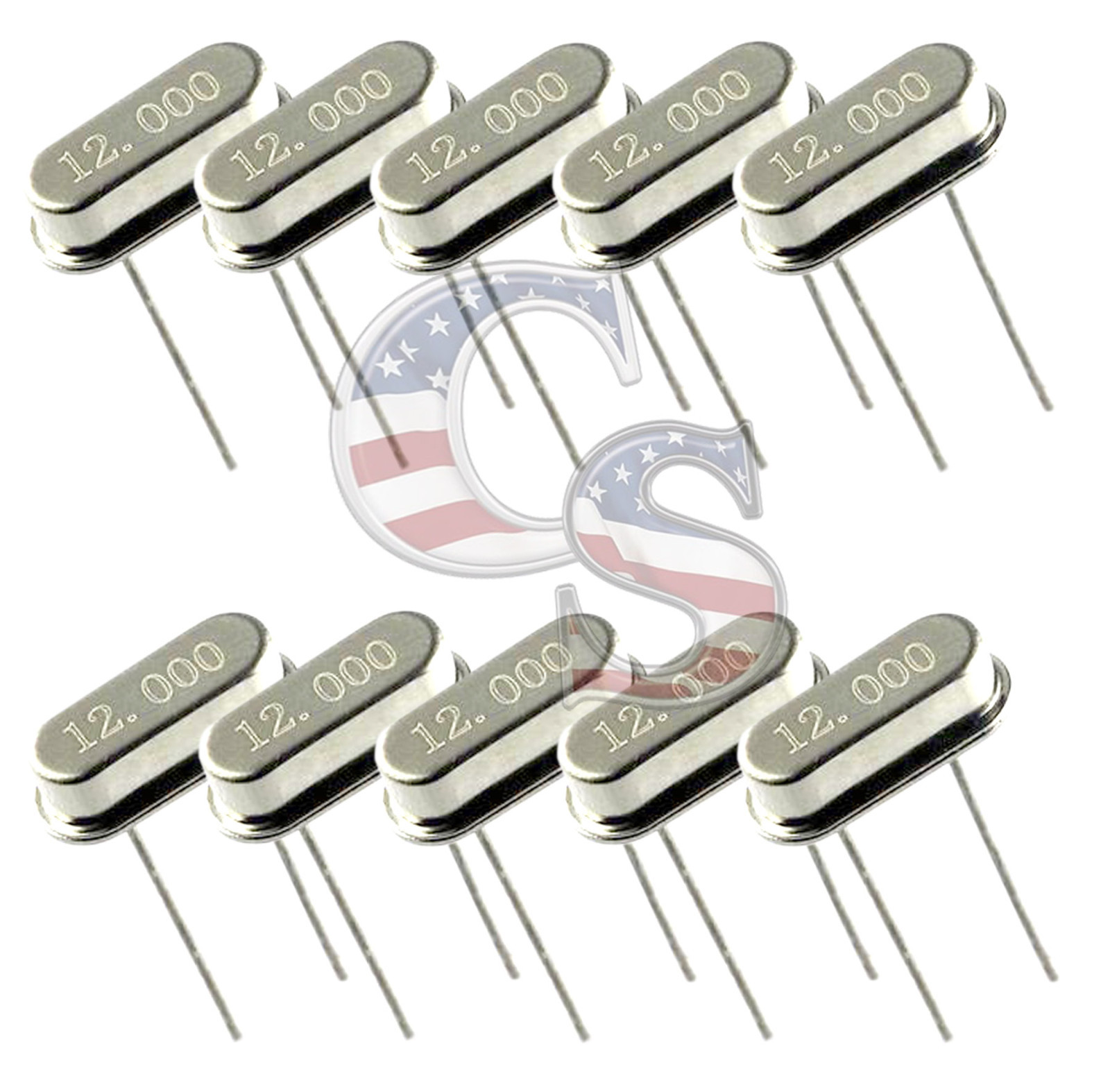 10pcs 12MHZ 12.000M HZ HC-49S Crystal Oscillator