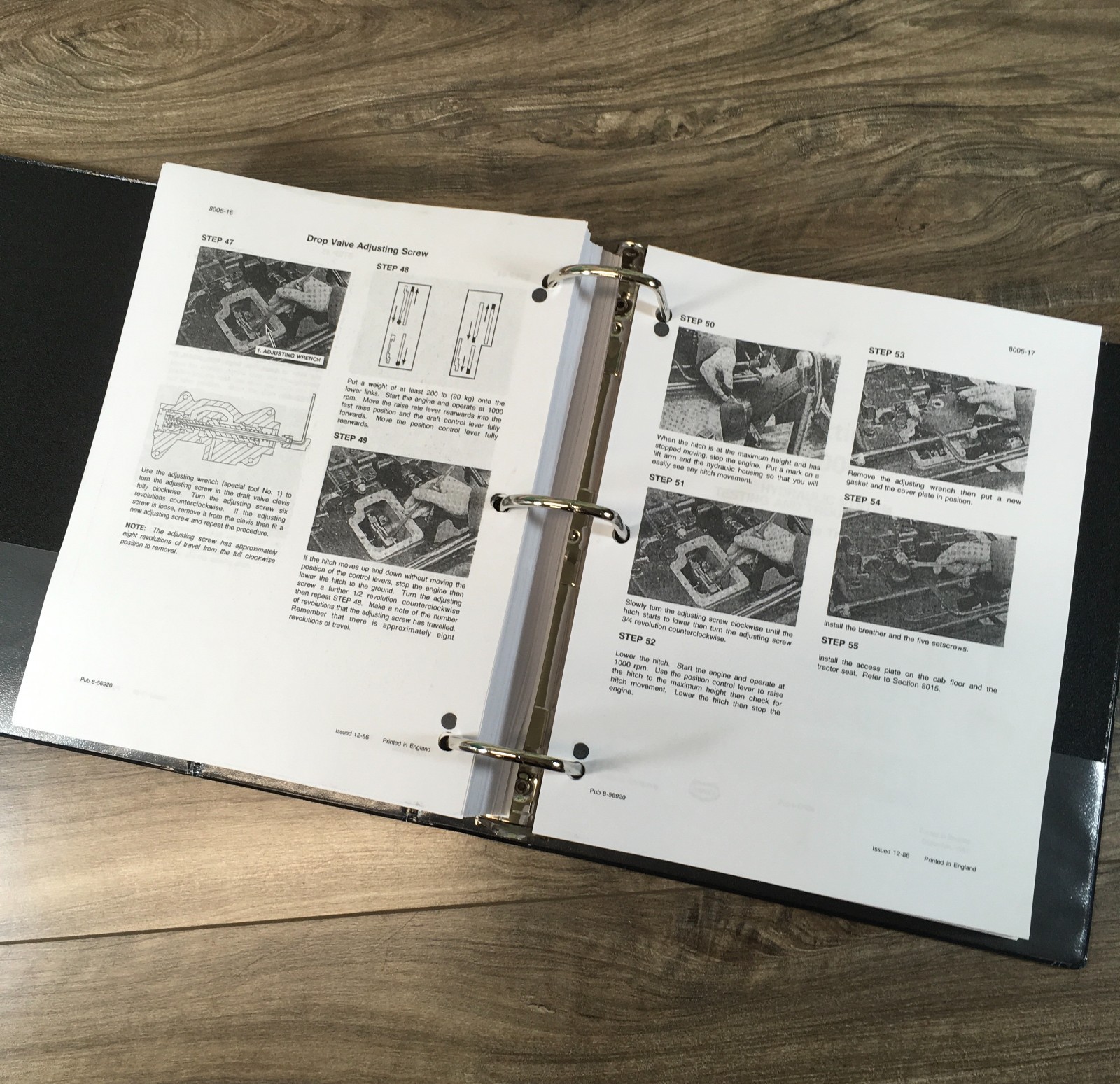 Case IH 585 Tractor Service Manual Parts Catalog Repair Shop Set Workshop Book